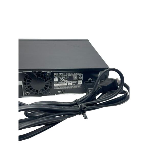 Sony BDP-S350 Blu-Ray/DVD/CD Player HD 1080p Black Tested & Working - Picture 8 of 8